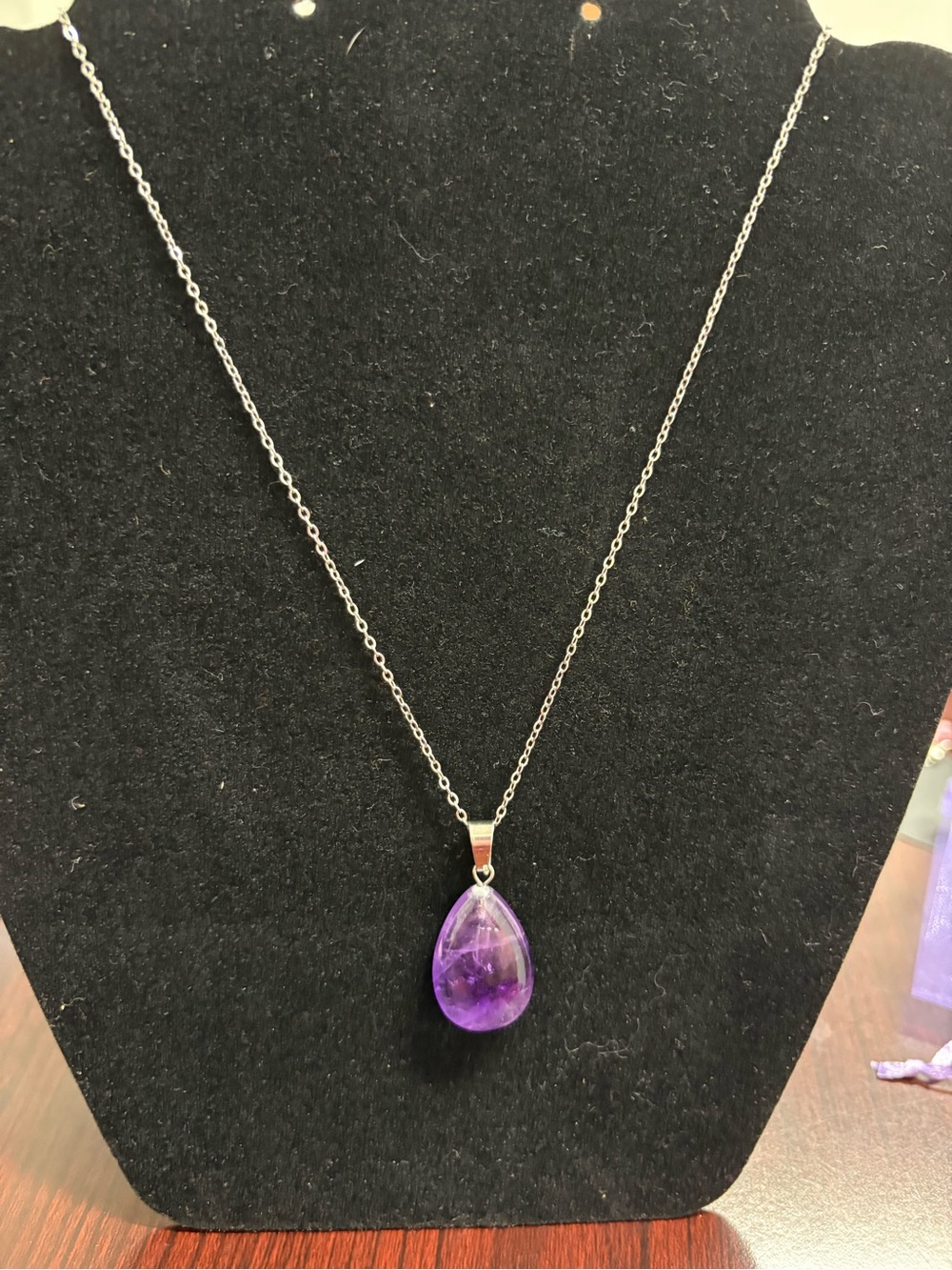 Amethyst or Aventurine Pendant Necklace Giveaway